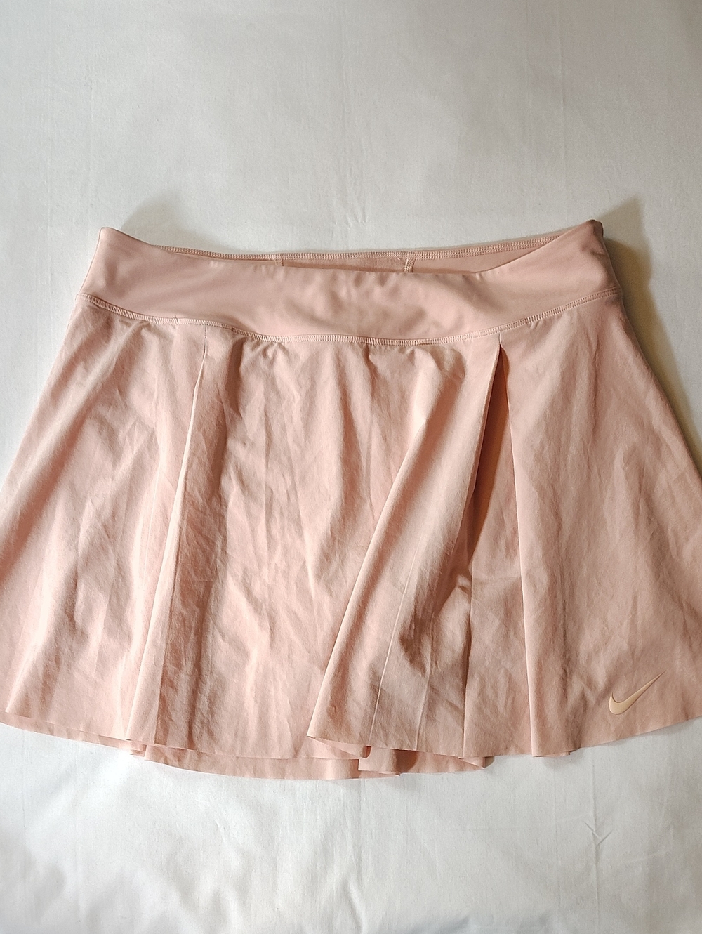Nike Blush Pink Pleated Tennis Skirt/Skort XL Like New Sporty Skort